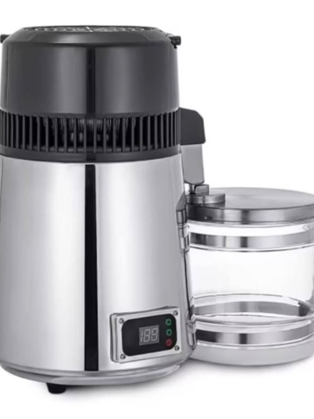 750W 4L Temperature Adjustable Water Distiller Stainless Steel Retail $150+Taxes
